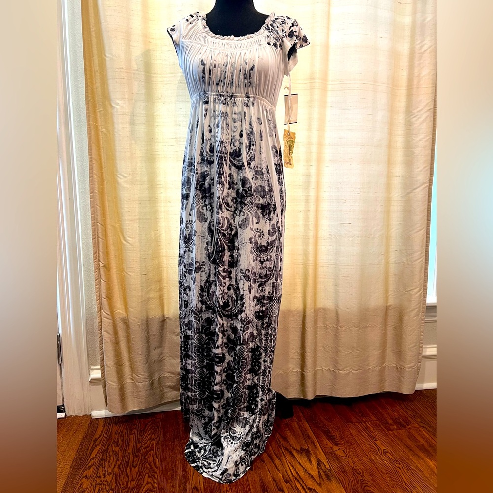 One World printed maxi dress.